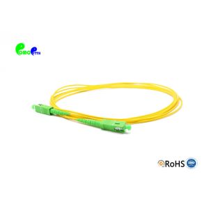 Customized Length SC APC to SC APC Simplex OS2 Single Mode LSZH 2.0mm Fiber