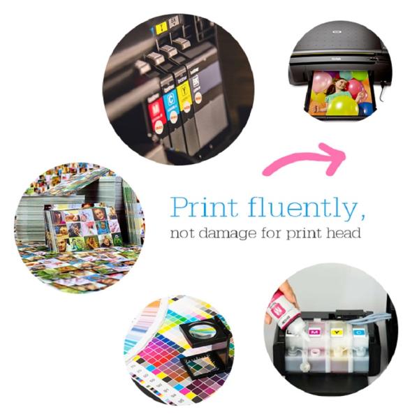 CA - 001 BK 70ml Color Refill Ink Canon PIXMA MG5750 MG7750 Refills Compatible