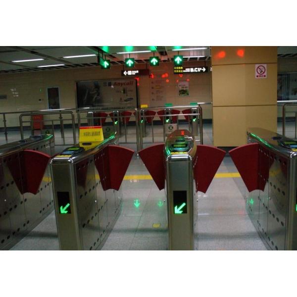 300mm Arm Length Retractable Flap Barrier Adjustable Auto Delay Closing Easy To Use