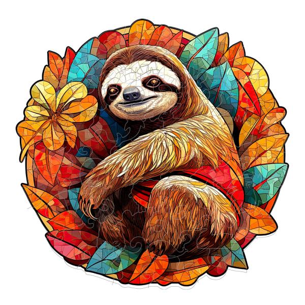 Wooden Puzzle Brain Teasers Toy Irregular Jigsaw 3D Colorful Educational Gift for Kids