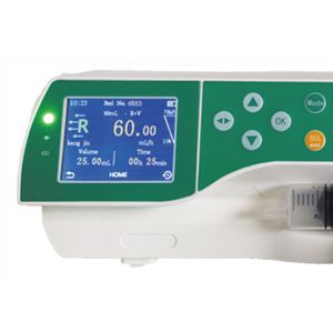 10ml/h Medical Syringe Pumps 1.5Kg Touch Screen Easy Control