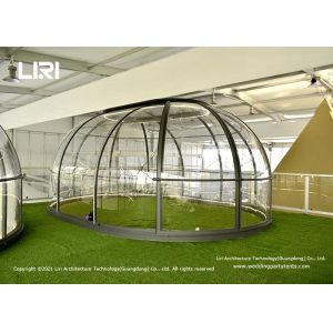 Polycarbonate Roundhouse Luxury Glamping Tents Garden Dining Room Pod Crystal