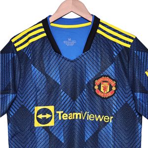 Manchester United Retro 2021-2022 Second Away Jersey Group Customization