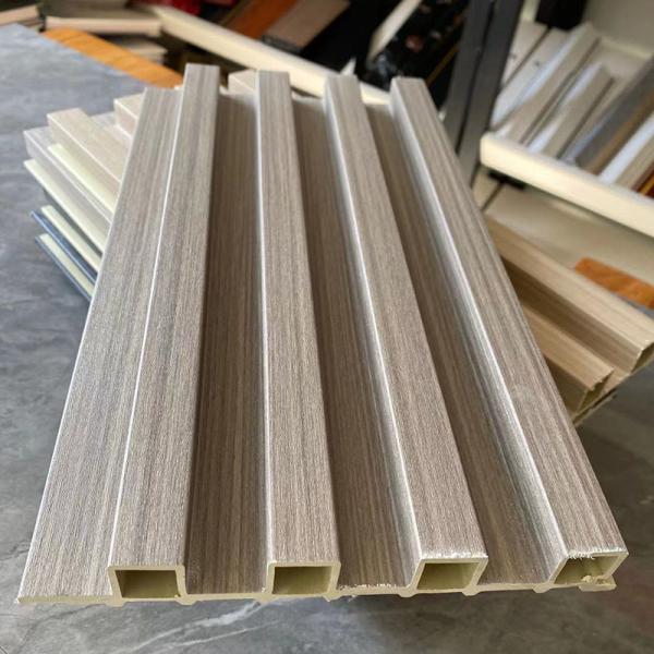 Flame Retardant WPC Board Wall Cladding Panel Outdoor Hollow Shape