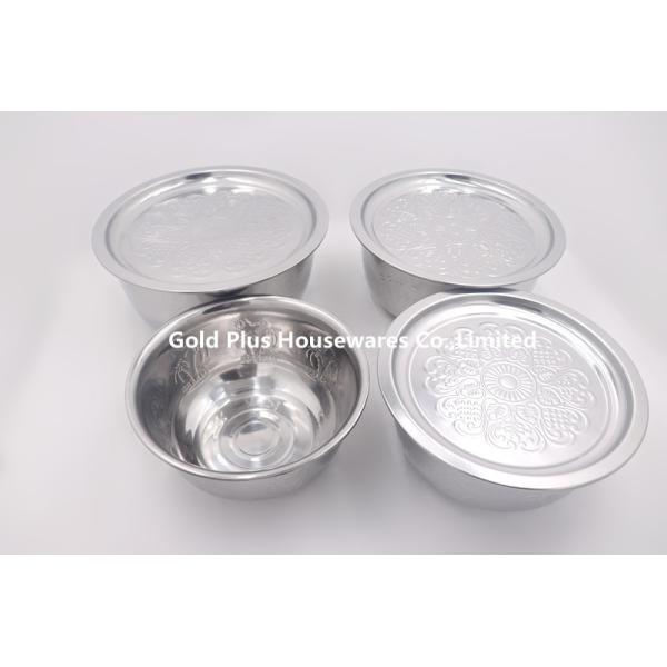 22cm Metal Oil Pot Stainless Steel Basin Set Finger Soup Bowl