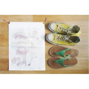 Nonwoven Double Drawstring Shoe Dust Bags odm-t10