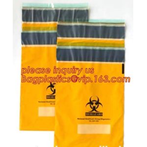 Biodegradable Biohazard Specimen Bag, Biohazard Specimen Transport Bag, Medical