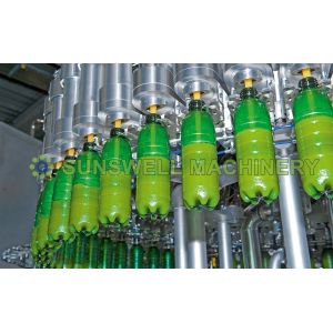 Pet Bottle 3-In-1 Sirup Fruit Juice Filling Machine Apple Juice Bottling Plant