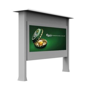 Quality Transparent Outdoor LCD Digital Signage 60000 Hours Life Expectance for sale
