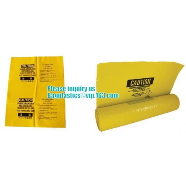 BUILDING FILMS, Asbestos bag, PE asbestos bag, building waste bag asbestos bag, building waste bag asbesto, rubble sacks