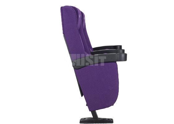 Elegant Style Full Upholstered Commercial Theater Seating With Strong Steel Structure
