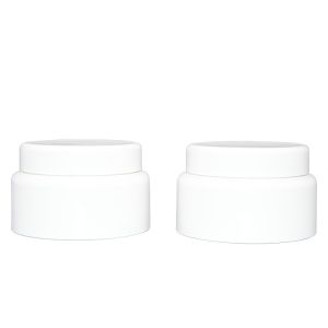 PP Double Layer Round Cream Jar Skincare Cosmetic Packaging 50g 100g