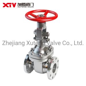 Thread Position of Valve Rod Inside Gate Valve DIN F4 SS304 for Industrial Usage