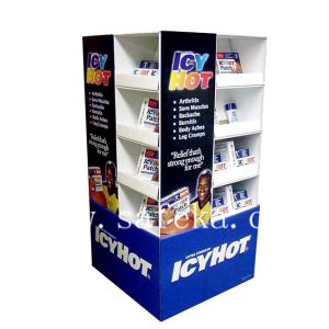 Quality Custom Cardboard POS Pallet Displays in pharmacy stores for sale