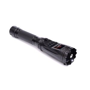 Multi Function Police Security Flashlight 16 M With 120 Degree Wide Angle
