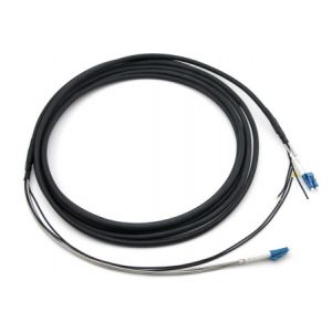 LC-LC GYFJH 2Core 7.0mm LSZH black Outdoor Protected Branch Cable with