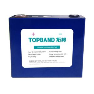 Long Lifespan Rechargeable Lifepo4 Battery 3.2 V 100AH For UPS / Solar / Wind