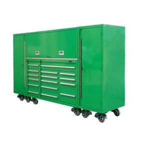 Assembly Rolling Tool Box with Wheels and Multi-Functional Storage Cabinets