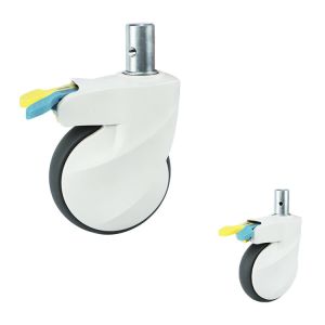 198lbs Loading 125mm Medical Casters With Ab Lock