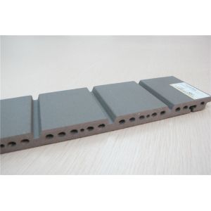 Grey Exterior Wall Materials , Grooved External Wall Finishing Materials