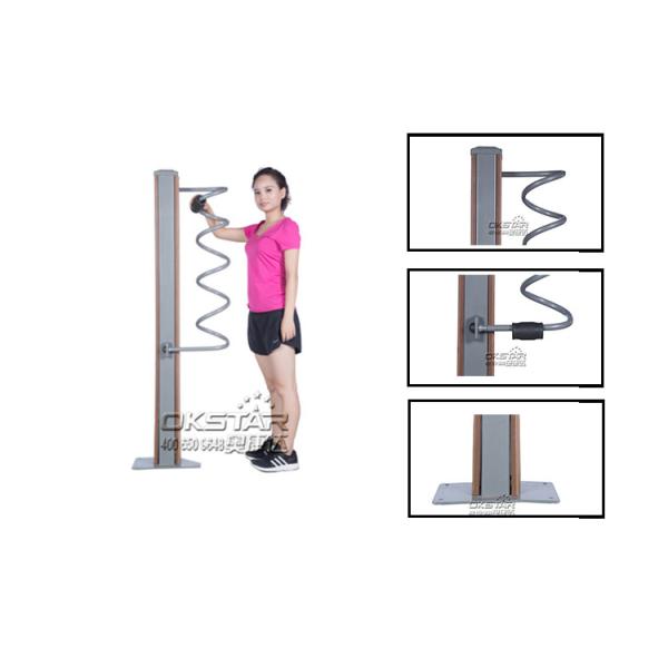 fitness equipment for elderly wood outdoor fitness equipment park exercise machine for old people