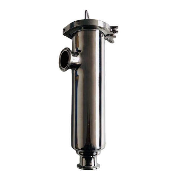 Buy Sanitary 1.5" (50.5mm O.D) Tri Clamp Angle Wedge Wire Strainer Stainless Steel 304 Food Grade Wire Mesh Filter at wholesale prices