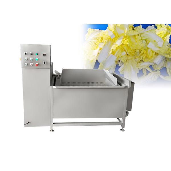 Single Tank Air Bubble Fruit And Vegetable Washing Machine With 304 Stainless