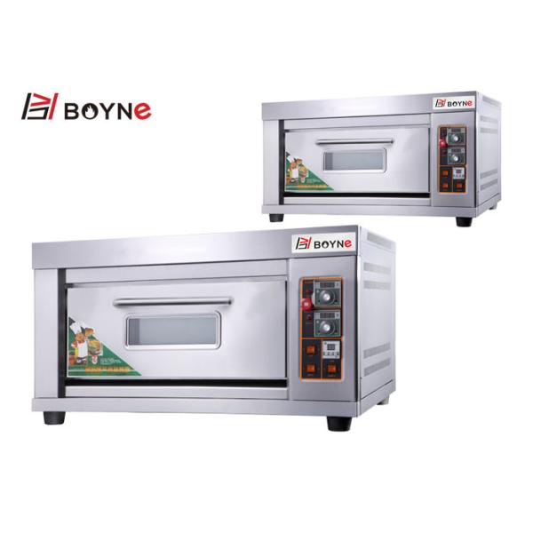 Professional Industrial Two Deck Electric Bread Baking Oven Two Trays Stainless