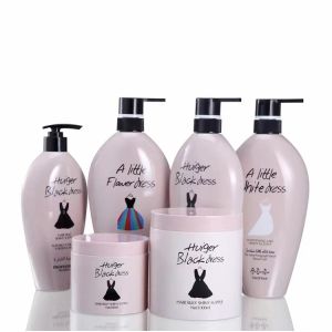 Pink PET Plastic Shampoo And Conditioner Bottles 125ml 350ml