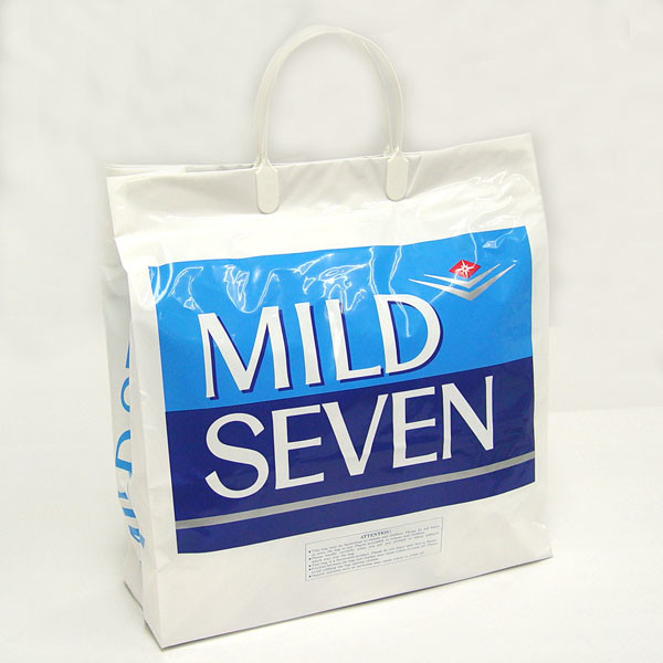 Buy HDPE Promo Patch Handle Carrier Bags Reusable And Biodegradable at wholesale prices