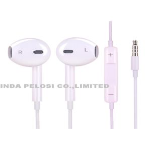 Flexible In Ear Headphones With Mic 3.5mm Jack Plug Customized Color Durable