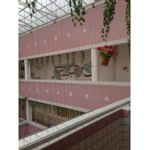 Safety Stainless Steel Wires Steel Cable System Invisible Grille