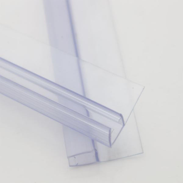 Long Lift Function PVC Plastic Shower Door Bottom Seal Strip for Modern Bathrooms