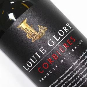 Halloween Christmas Wine Bottle Stickers Luxury Gold Foil Embossing Labels