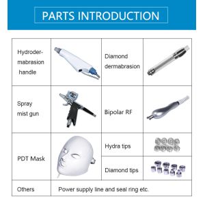 5 In 1 Oxygen Hydrafacial Machine SPA660 PLUS Multifunctional Dermabrasion