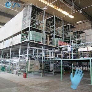 Quality 60kW Disposable Long Latex Gloves Production Line 200 Meters for sale