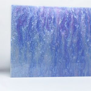 China Blue Romantic Starry Sky Patterned Acrylic Sheet 1/8 in for Home Furniture on sale