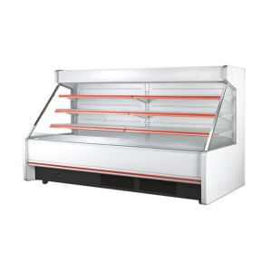Commercial Vegetables Multideck Open Freezer Built In System For Restaurant
