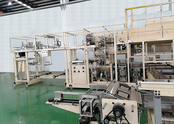 High Performance Baby Diaper Packing Machine Fully Automatic Environmental