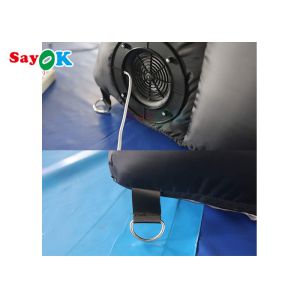 Black Inflatable Tunnel Tent Multi Function For Activities Exhibitions