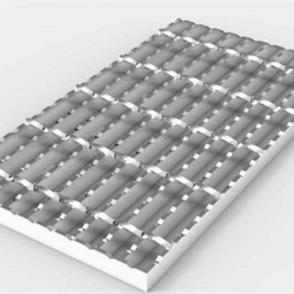 Anti - Slip Welding Serrated Metal Grating For Walkway Platform