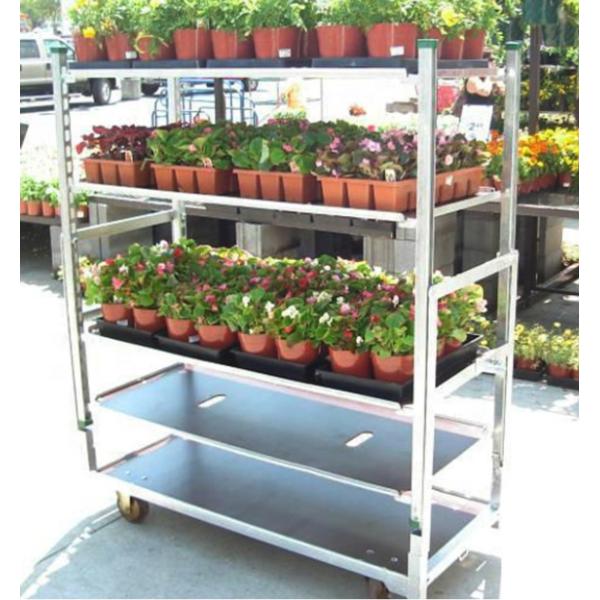 Buy Hot Dip Galvanized PP Wheel Q235 Danish Trolley Shelves at wholesale prices