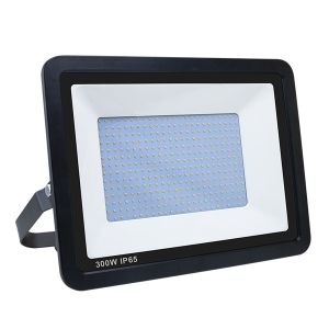 Large Ultra Thin LED Flood Light , 110v AC Black Housing Slimline LED Floodlight