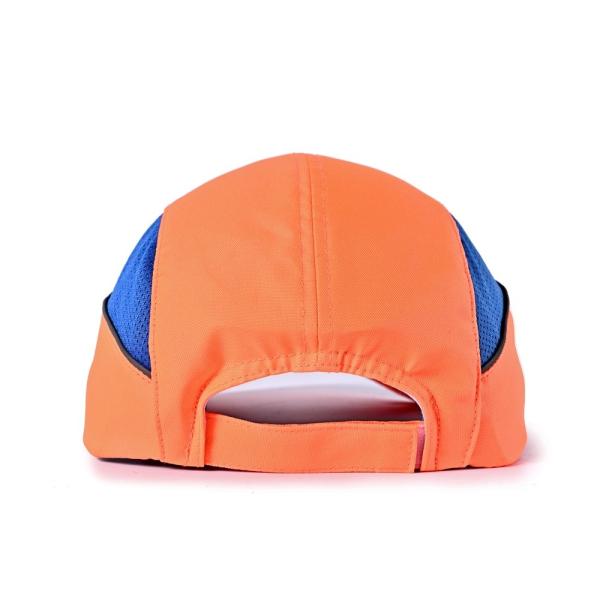 Orange Hat With Blue Embroidery Safety Bump Cap Pass CE EN812 Bump Cap small qty