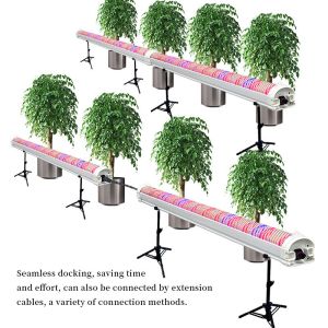 Dimmable Full Spectrum LED Grow Lights For Vegetable Seedlings