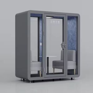 Quality Private Two Person Pod Fully Enclosed Sound Isolation Booths Professional 200*120*230cm for sale