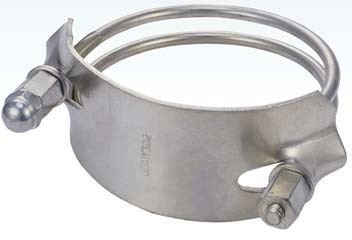 Buy Electroplating steel Spiral Clamp / tiger clamp Steel extrusion Technology at wholesale prices