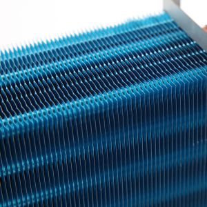 Hydrophilic Chiller Condenser Coil Aluminum Fin For Industrial Aircond Cooling