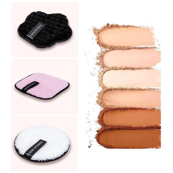 Wholesale Microfiber Cotton Face Cleaning Discharge Makeup Powder Remover Sponge Puff