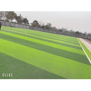Wear Resistance 60mm Height Football Artificial Turf Eco Friendly